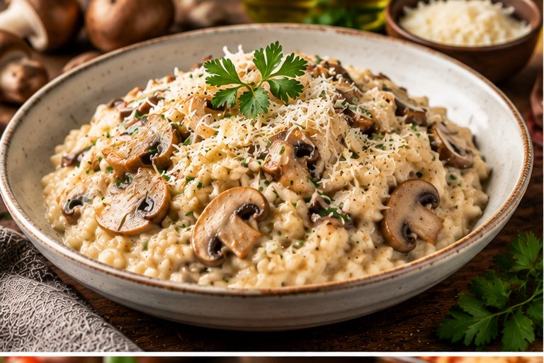 Mushroom Risotto