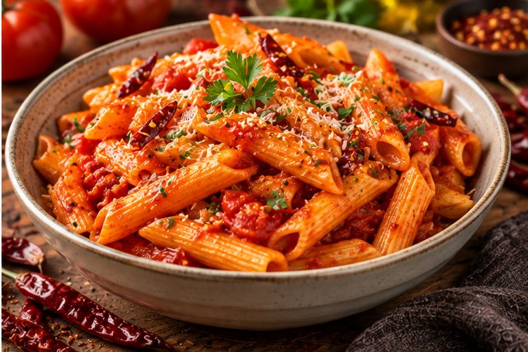Red Sauce Penne Arrabbiata